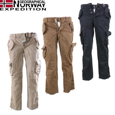 GEOGRAPHICAL NORWAY spodnie męskie POLISH bojówki