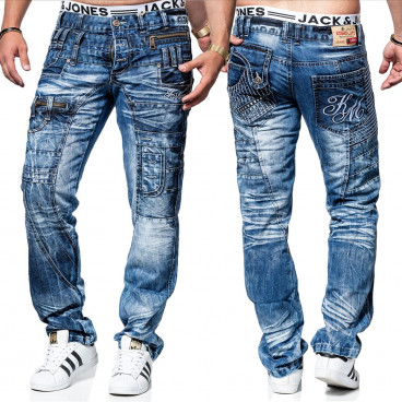 KOSMO LUPO spodnie męskie jeansy dżinsy KM020
